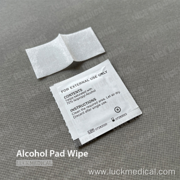 Single Packed Alcohol Wipe Pad